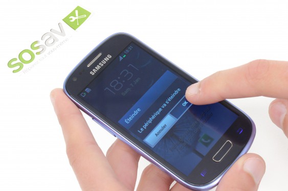 Guide photos remplacement ecran complet Samsung Galaxy S3 mini (Etape 1 - image 3)