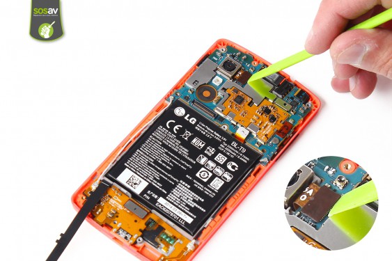 Guide photos remplacement bouton power Nexus 5 (Etape 10 - image 3)