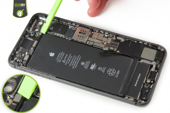 Guide photos remplacement nappe boutons volume / vibreur / power iPhone 8 Plus (Etape 27 - image 1)