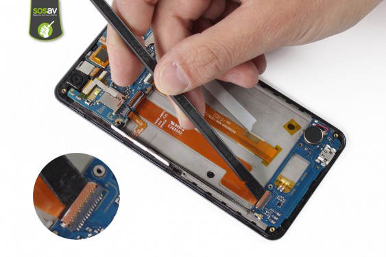 Guide photos remplacement nappe interconnexion Wiko Rainbow Up 4G (Etape 15 - image 1)