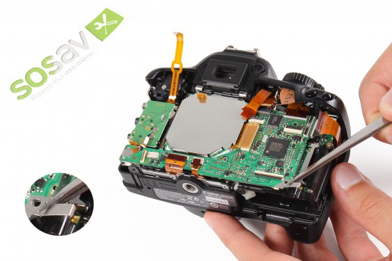 Guide photos remplacement capteur ccd Canon EOS 1000D / Rebel XS / Kiss F (Etape 28 - image 1)