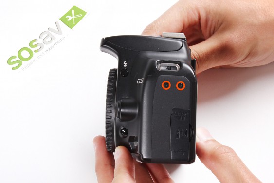 Guide photos remplacement boutons de la façade avant Canon EOS 1000D / Rebel XS / Kiss F (Etape 13 - image 1)