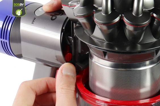 Guide photos remplacement batterie Aspirateur Dyson V8 Absolute (Etape 4 - image 4)
