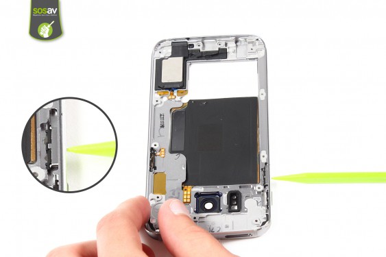Guide photos remplacement boutons de volume Samsung Galaxy S6 Edge (Etape 8 - image 2)