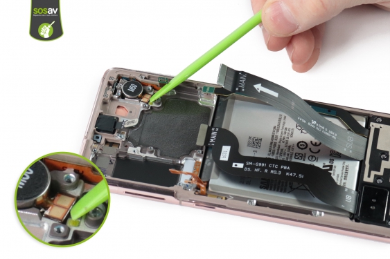 Guide photos remplacement vibreur Galaxy S21 (Etape 19 - image 2)