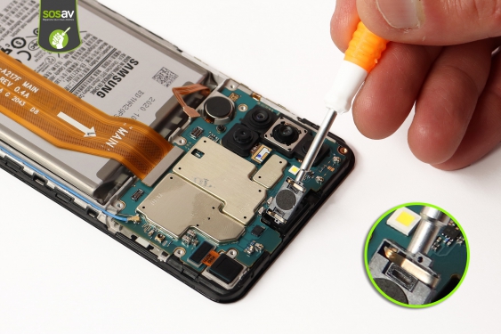 Guide photos remplacement haut-parleur interne Galaxy A21s (Etape 11 - image 2)