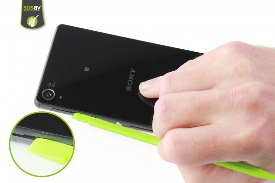 Guide photos remplacement carte microsd Xperia Z3 (Etape 2 - image 2)