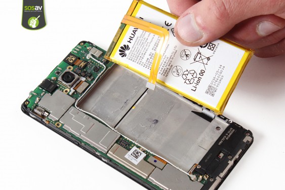 Guide photos remplacement nappe boutons power et volume Honor 7 (Etape 12 - image 2)