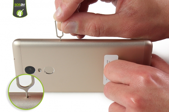 Guide photos remplacement tiroir sim Redmi Note 3 (Etape 2 - image 1)