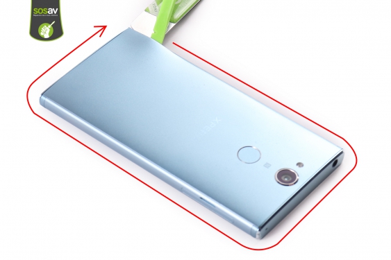 Guide photos remplacement haut-parleur interne Xperia XA2 (Etape 4 - image 2)