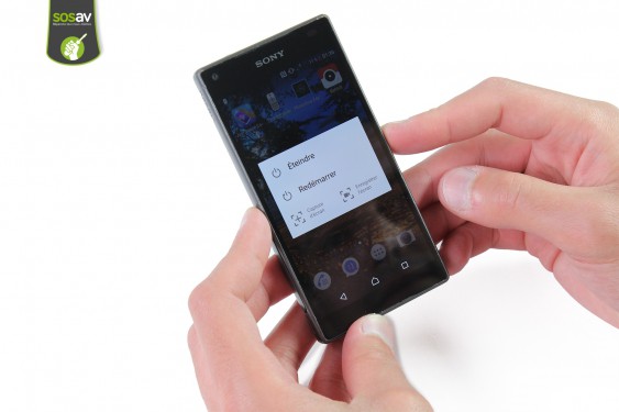 Guide photos remplacement caméra arrière Z5 compact (Etape 1 - image 1)