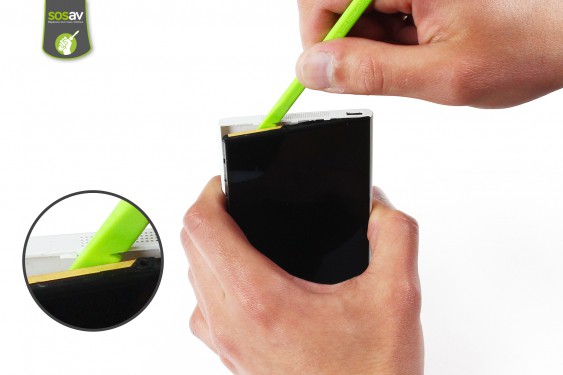 Guide photos remplacement nappe contacts prise jack / capteur proximité et luminosité Xiaomi MI3 (Etape 4 - image 2)