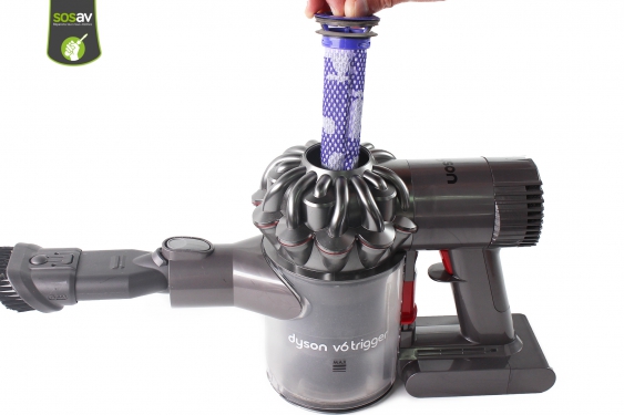 Guide photos remplacement filtre Aspirateur Dyson V6 (Etape 1 - image 3)