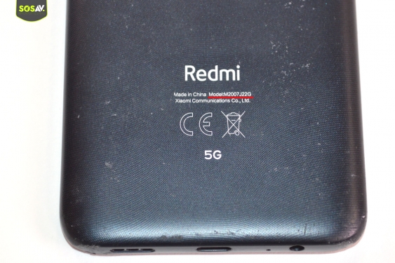 Guide photos remplacement haut parleur interne Redmi Note 9T (Etape 1 - image 3)