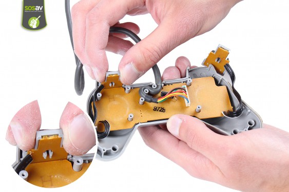 Guide photos remplacement boutons start et select Manette Playstation 1 (Non dualshock) (Etape 3 - image 3)