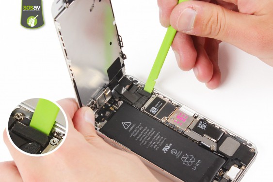 Guide photos remplacement bouton power iPhone 5S (Etape 7 - image 1)