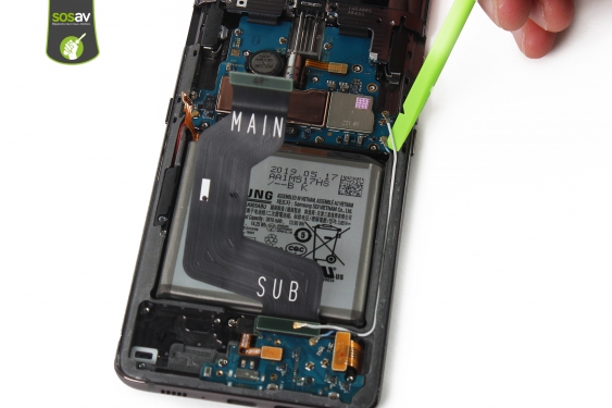 Guide photos remplacement câbles d'interconnexion Galaxy A80 (Etape 15 - image 3)
