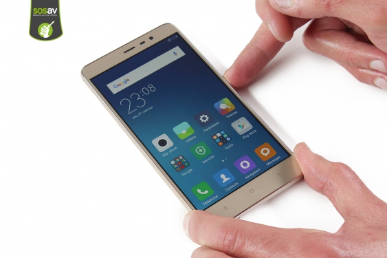 Guide photos remplacement tiroir sim Redmi Note 3 (Etape 1 - image 1)