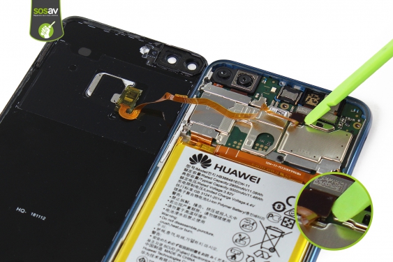 Guide photos remplacement connecteur de charge Honor 9 Lite (Etape 9 - image 1)