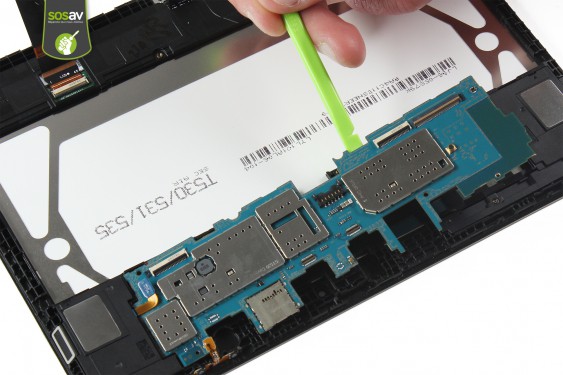 Guide photos remplacement haut-parleur gauche / prise jack Galaxy Tab 4 10.1 (Etape 21 - image 2)