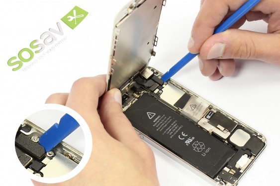 Guide photos remplacement bouton vibreur iPhone 5 (Etape 8 - image 1)