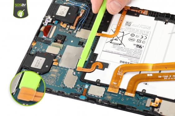 Guide photos remplacement ecran complet (tactile + lcd + châssis) Galaxy Tab A 10,5 (2018) (Etape 5 - image 1)