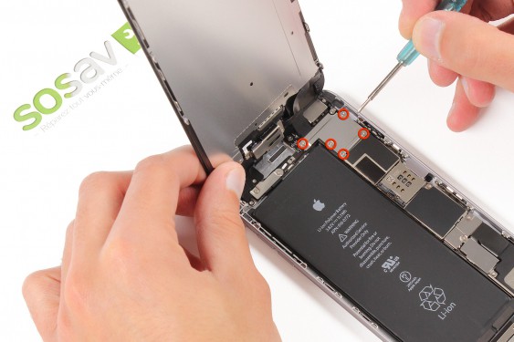 Guide photos remplacement nappe boutons vibreur + volume iPhone 6 Plus (Etape 4 - image 3)