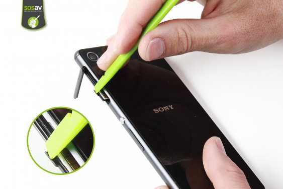 Guide photos remplacement antenne sub4 Xperia Z3 (Etape 5 - image 3)