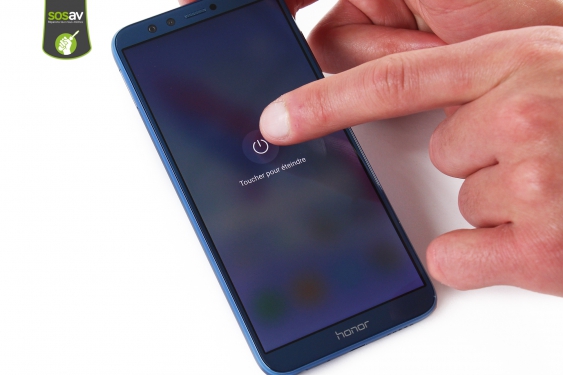 Guide photos remplacement connecteur de charge Honor 9 Lite (Etape 1 - image 3)