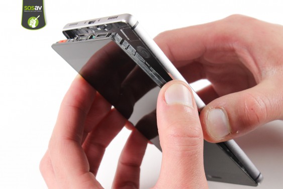 Guide photos remplacement ecran complet  Huawei P8 (Etape 7 - image 1)