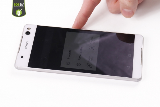 Guide photos remplacement châssis interne Xperia C5 Ultra (Etape 1 - image 2)