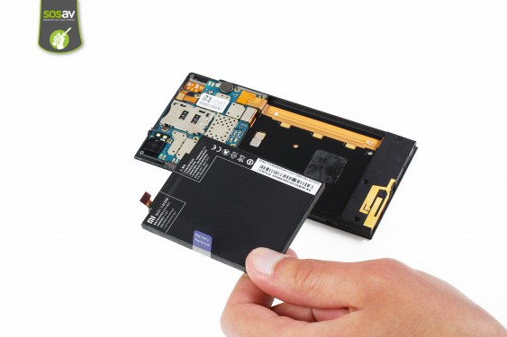 Guide photos remplacement nappe contacts prise jack / capteur proximité et luminosité Xiaomi MI3 (Etape 8 - image 3)