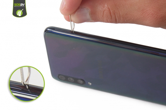 Guide photos remplacement ecran Galaxy A70 (Etape 2 - image 1)