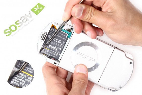 Guide photos remplacement connecteur d'alimentation PSP 2000 (Etape 4 - image 2)