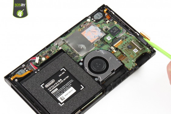 Guide photos remplacement lecteur cartouches / prise jack Nintendo Switch (Etape 16 - image 4)