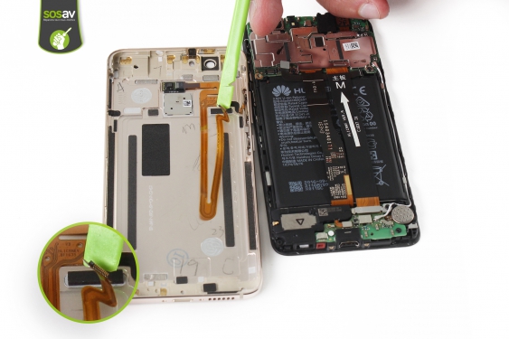 Guide photos remplacement haut-parleur externe Huawei Nova (Etape 9 - image 4)