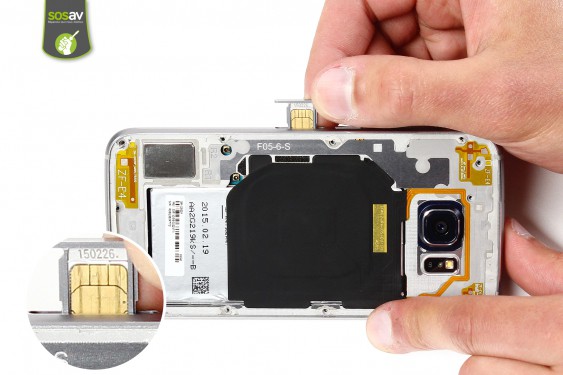 Guide photos remplacement caméra avant Samsung Galaxy S6 (Etape 5 - image 3)