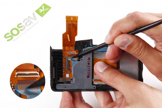 Guide photos remplacement boutons de la façade avant Canon EOS 1000D / Rebel XS / Kiss F (Etape 24 - image 4)