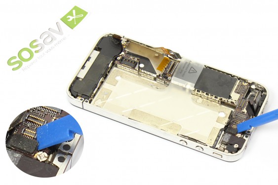 Guide photos remplacement haut parleur interne iPhone 4 (Etape 18 - image 1)