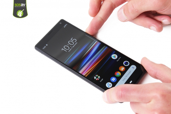 Guide photos remplacement vibreur Xperia 10 (Etape 1 - image 1)
