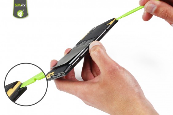 Guide photos remplacement nappe contacts prise jack / capteur proximité et luminosité Xiaomi MI3 (Etape 6 - image 1)