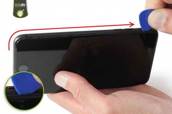 Guide photos remplacement haut-parleur interne iPhone 8 Plus (Etape 3 - image 3)