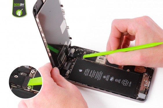 Guide photos remplacement haut-parleur interne iPhone 6S Plus (Etape 7 - image 1)