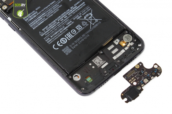 Guide photos remplacement vibreur Xiaomi Mi 8 Lite (Etape 16 - image 1)