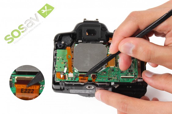 Guide photos remplacement capteur ccd Canon EOS 1000D / Rebel XS / Kiss F (Etape 24 - image 3)