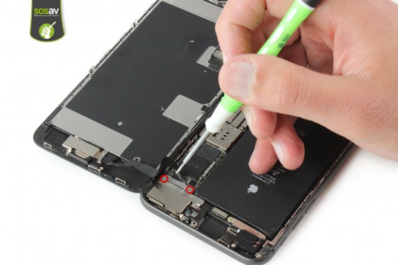 Guide photos remplacement haut-parleur interne iPhone 8 Plus (Etape 9 - image 1)