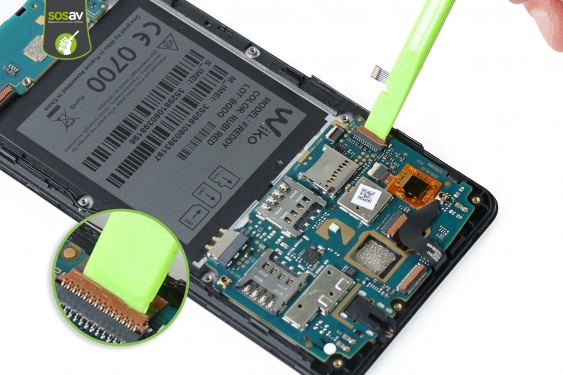 Guide photos remplacement caméra avant Wiko Freddy (Etape 12 - image 1)