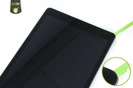 Guide photos remplacement bouton home / touch id iPad 5 (2017) (Etape 3 - image 1)