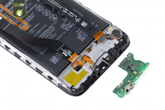 Guide photos remplacement connecteur de charge Huawei Y7 2019 (Etape 14 - image 1)