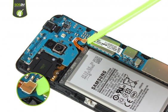 Guide photos remplacement haut-parleur externe Galaxy A6+ (2018) (Etape 16 - image 1)